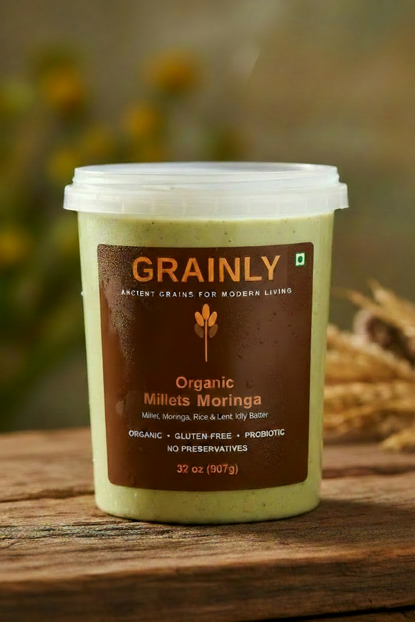 Organic Millets Moringa Idly Batter - Spelling Fixed